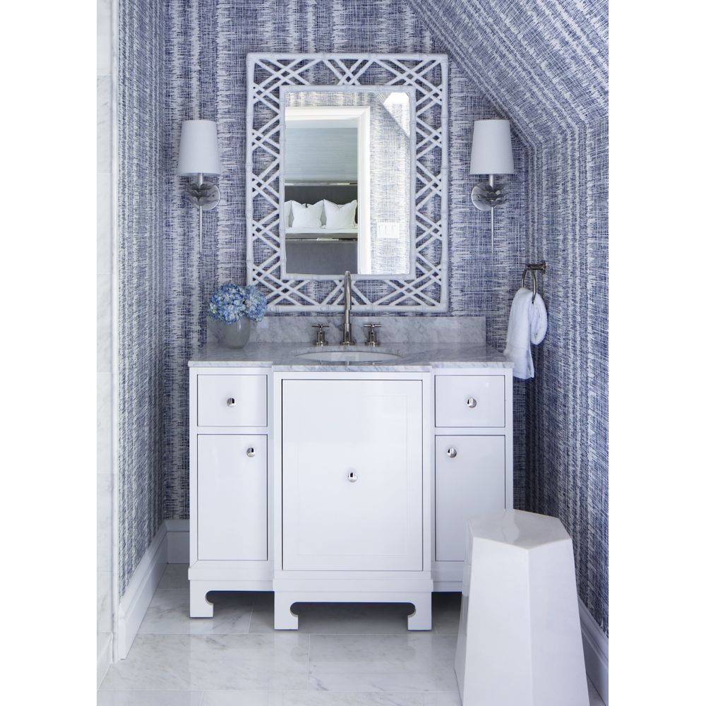 Bathroom Lighting Delilah - Silver Leaf One Arm Sconce With Three Layer Leaf Motif And White Linen Shade