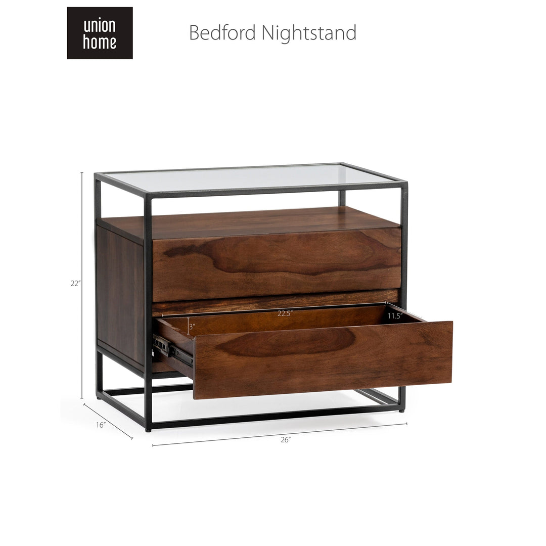 BedFord Night Stand-Union Home Furniture-UNION-BDM00038-Nightstands-8-France and Son