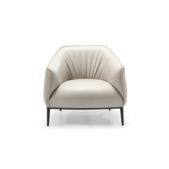 Benbow Leisure Chair-Whiteline Modern Living-WHITELINE-CH1706P-DGRY-Lounge ChairsDark Grey-6-France and Son