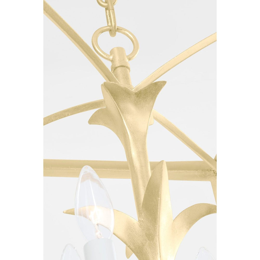 Bergamo Lantern - Vintage Gold Leaf 8 Lights