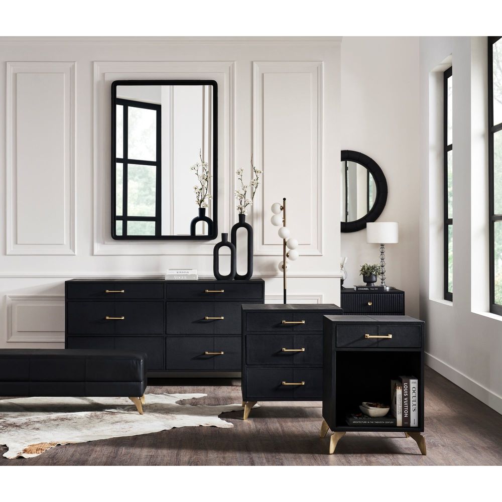 Wall Mirrors Berkeley Wall Mirror - Black