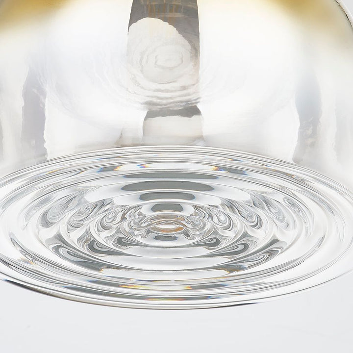 Beryl Pendant - Patina Brass