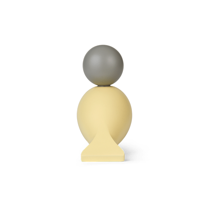 Kay Bojesen Year Bird Bella, Cream/Grey, H: 4.9"