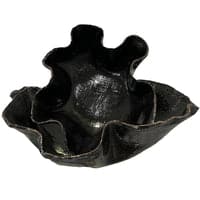 Atelier Free Form Textured Bowl, Black, Small-ABIGAILS-ABIGAILS-260251-Bowls-3-France and Son