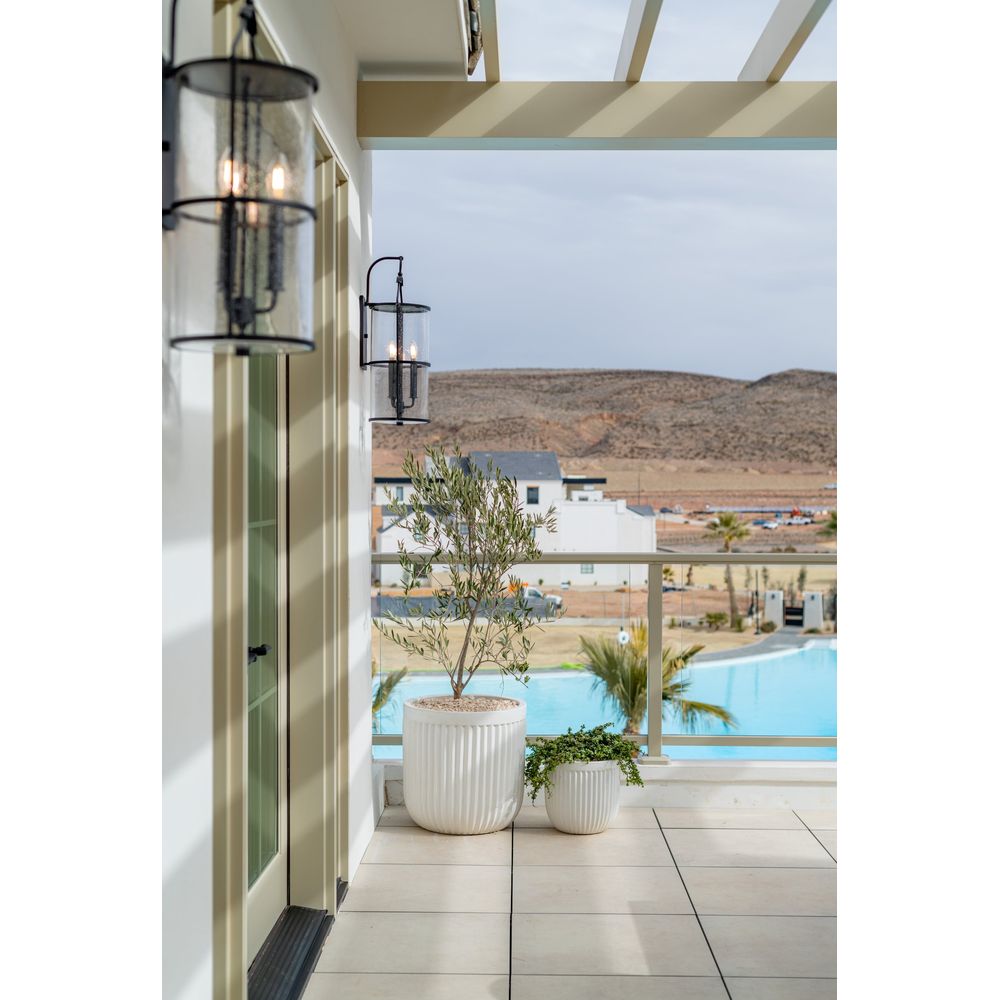 Outdoor Lighting: Wall Burbank Wall Sconce - Textured Black