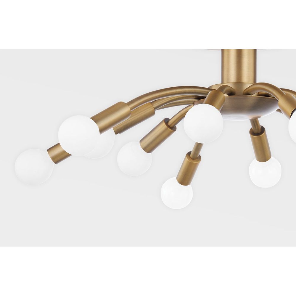 Flush Mounts Tristan Semi Flush - Patina Brass