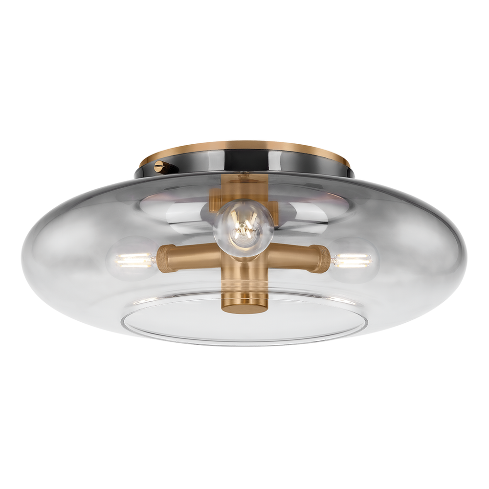 Flush Mounts Gunner Flush Mount - Patina Brass
