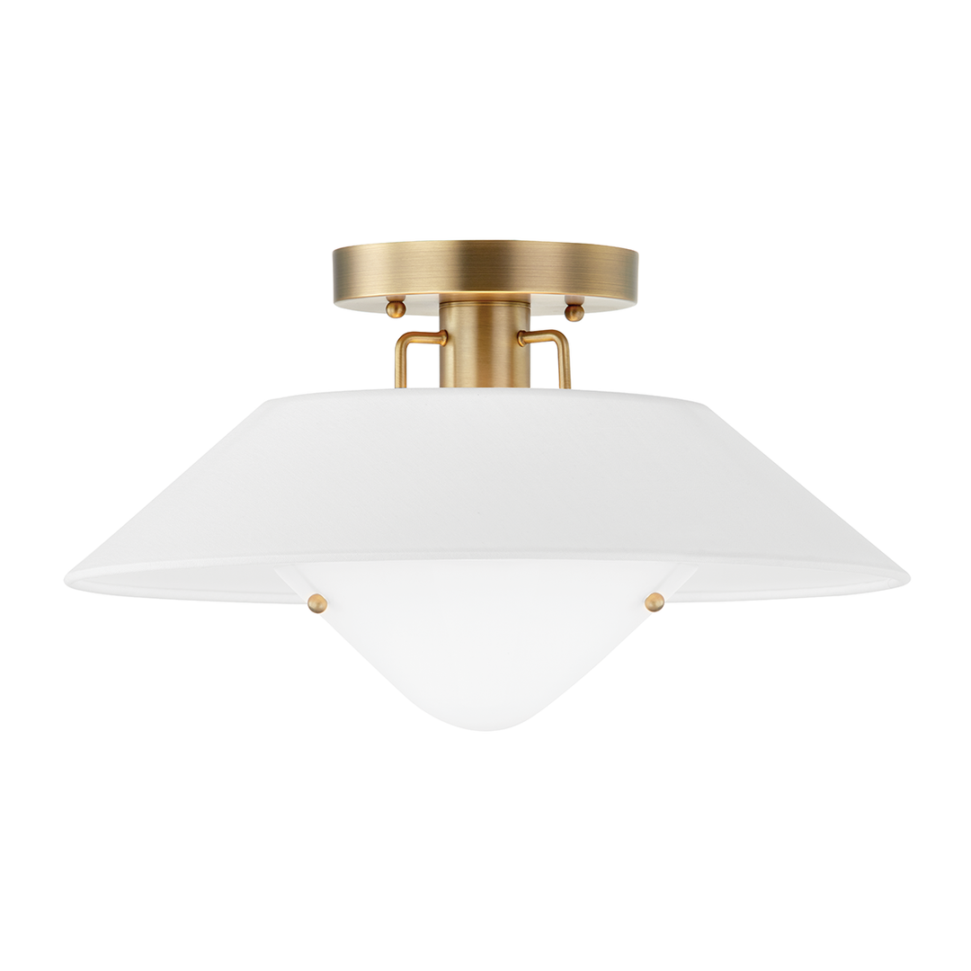 Otto Flush Mount - Patina Brass