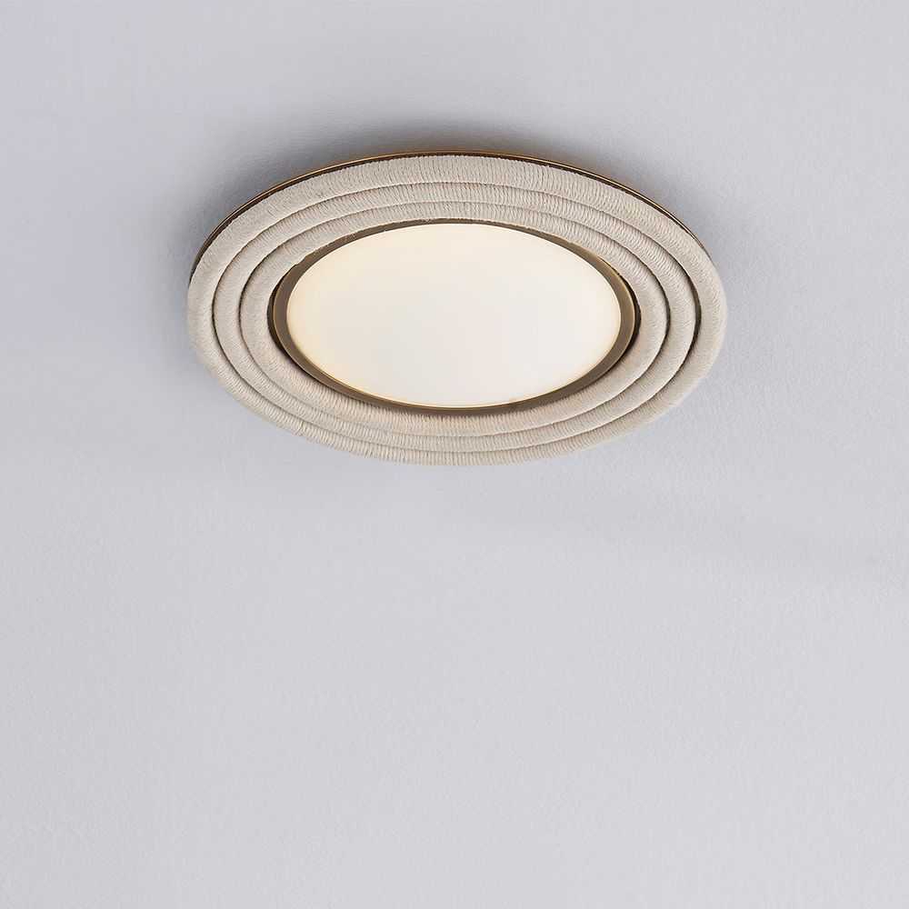 Zion Flush Mount - Patina Brass