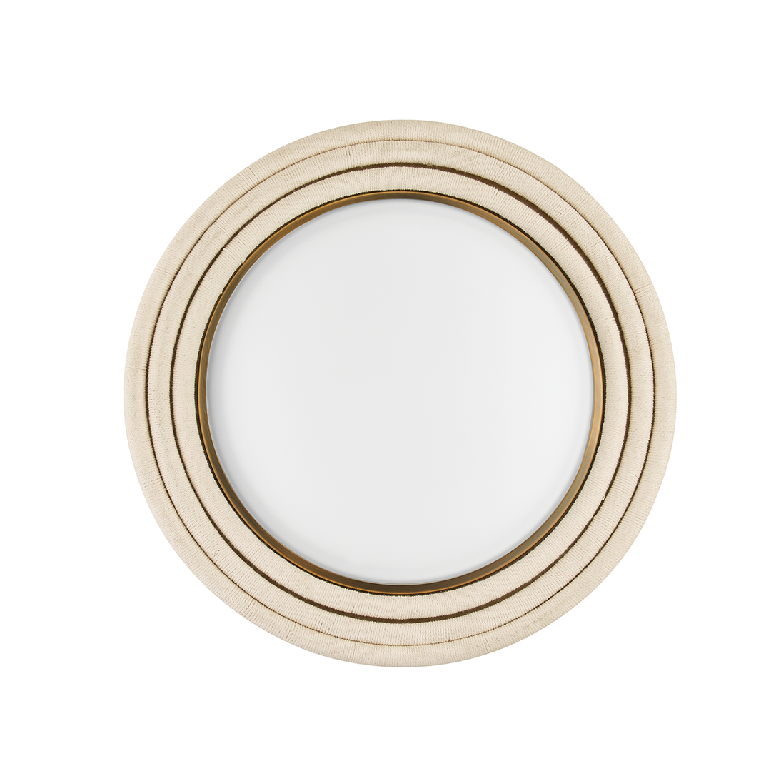 Zion Flush Mount - Patina Brass