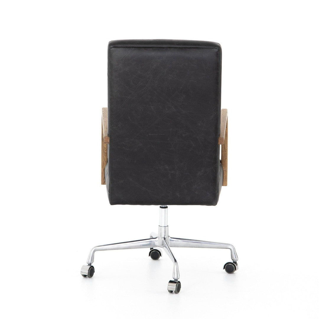 Harrison Channeled Desk Chair - Durango Smoke