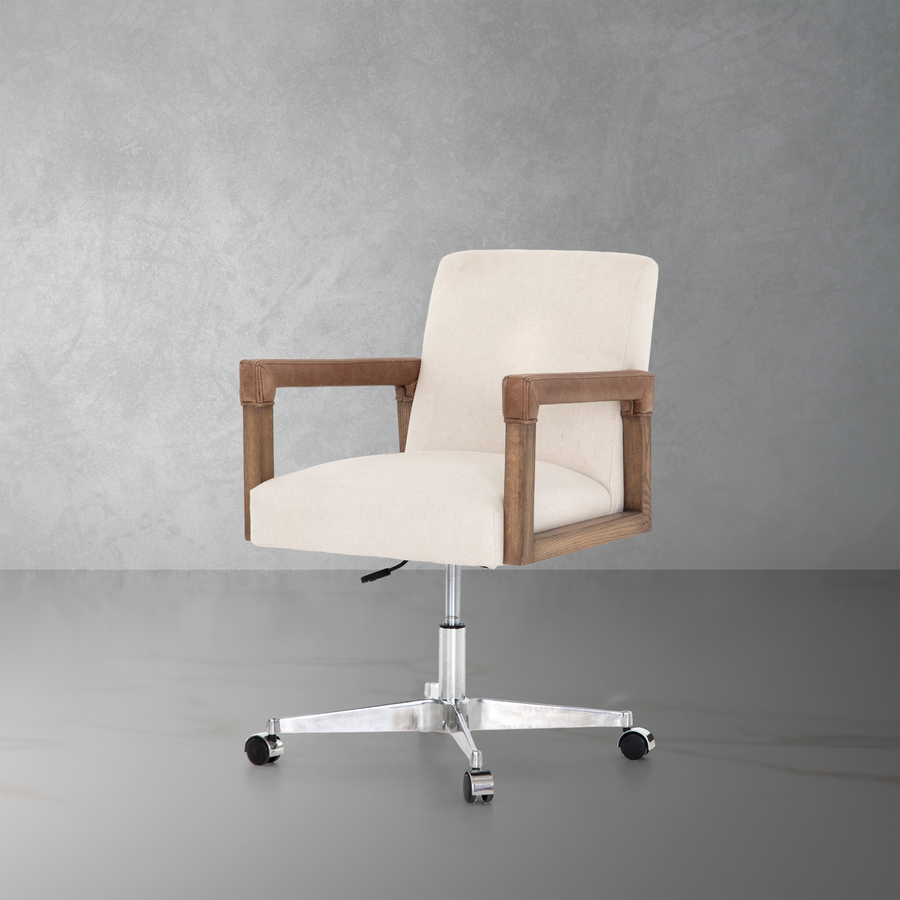 Reuben Desk Chair-Four Hands-FH-CABT-9121-127-Task Chairs-1-France and Son