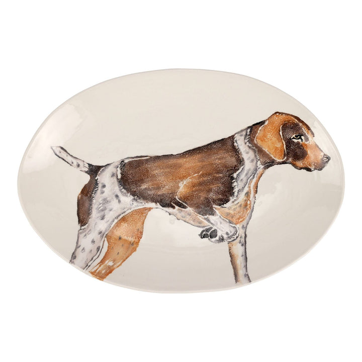 Cacciatore Pointer Shallow Oval Bowl - Default Title