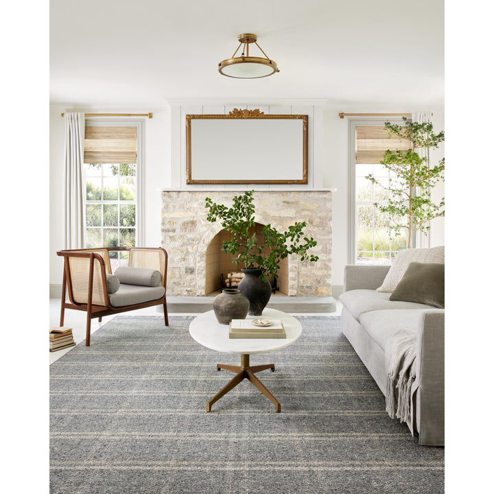 Magnolia Home By Joanna Gaines x Loloi Caleb Mocha / Taupe 5'-0" x 7'-6" Area Rug