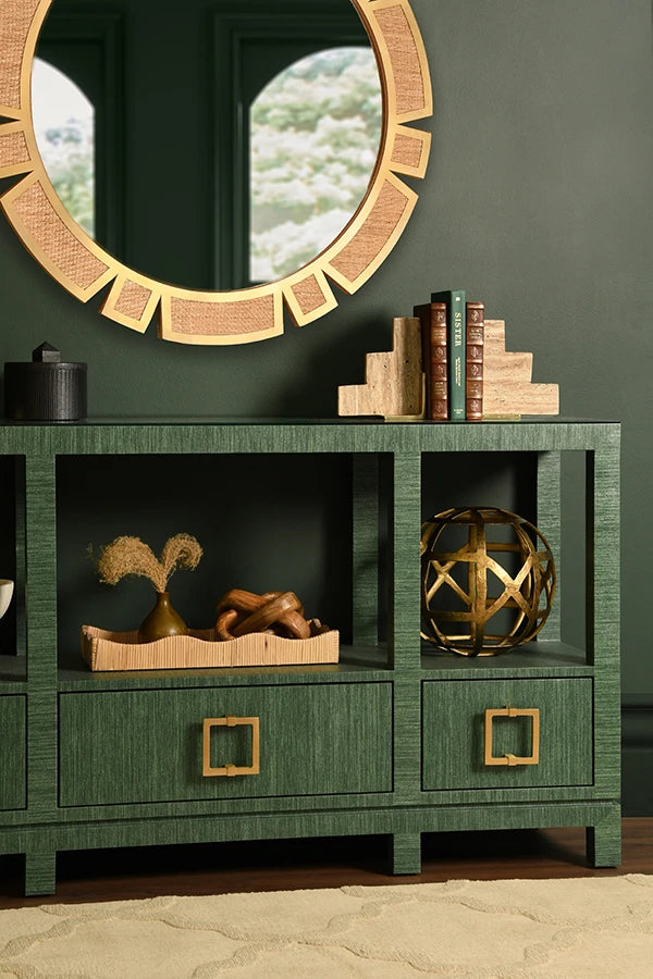 Sunday Round Modern Suburst Mirror