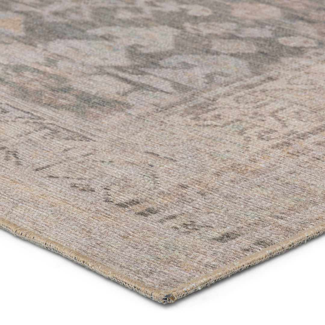 Vibe by Jaipur Living Oakley Medallion Gray/ Tan Area Rug (3'X5')