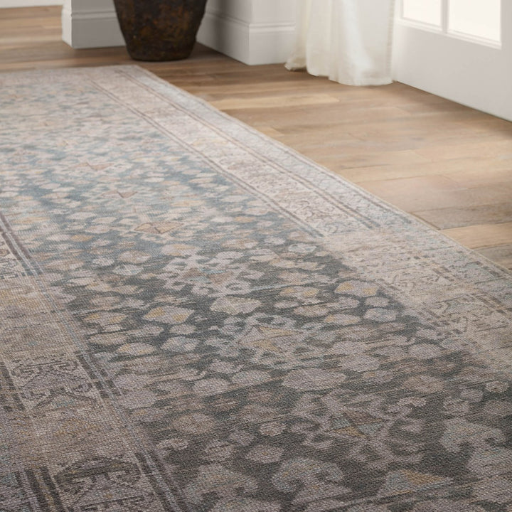 Vibe by Jaipur Living Oakley Medallion Gray/ Tan Runner Rug (3'X10')