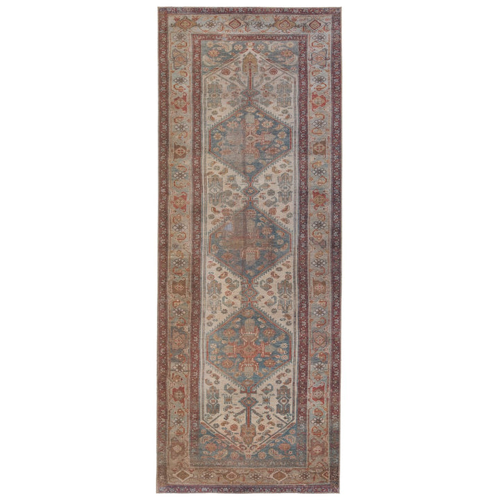 Vibe by Jaipur Living Arkansas Medallion Blue/ Red Runner Rug (3'X8')