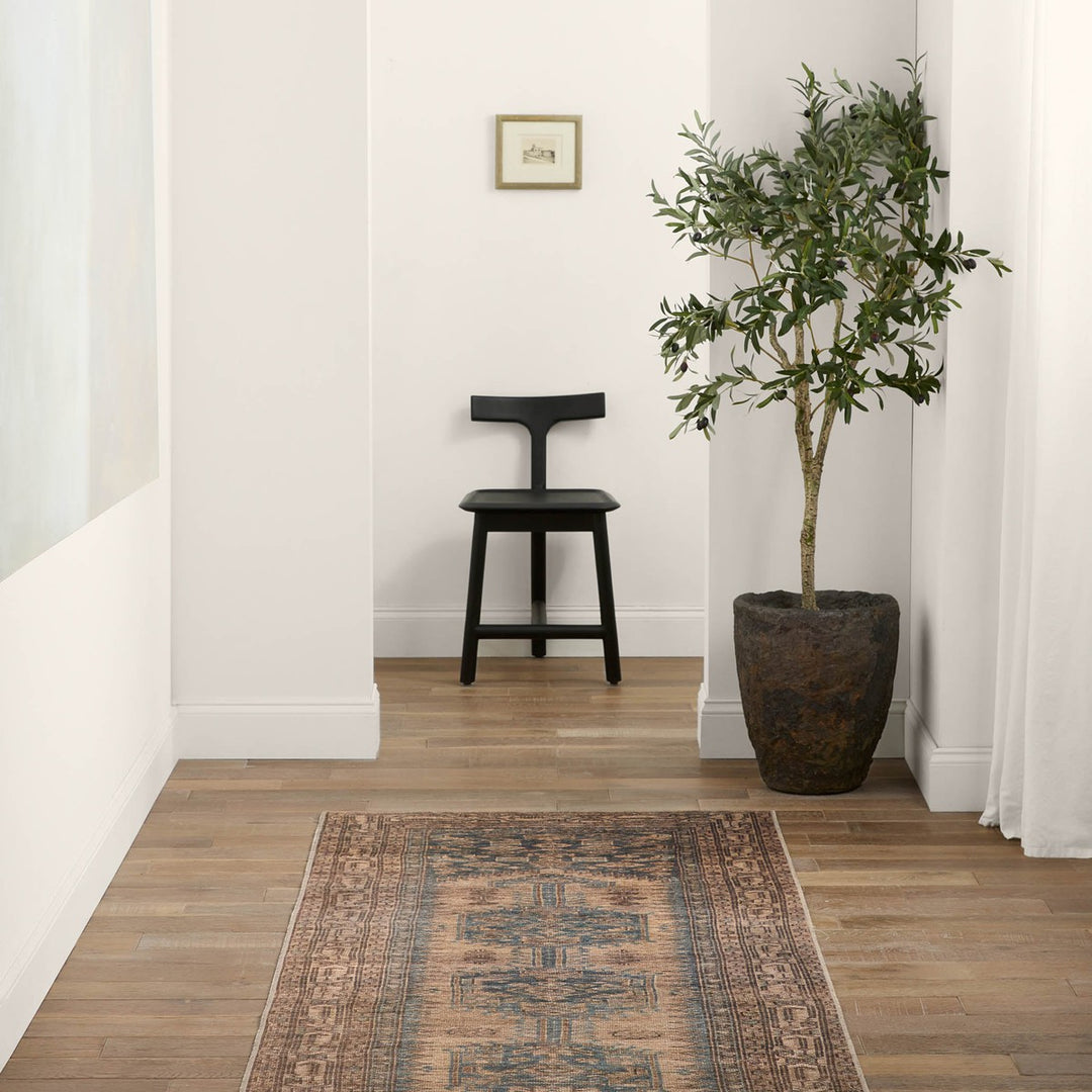 Vibe by Jaipur Living Reeves Medallion Brown/ Blue Area Rug (4'X8')