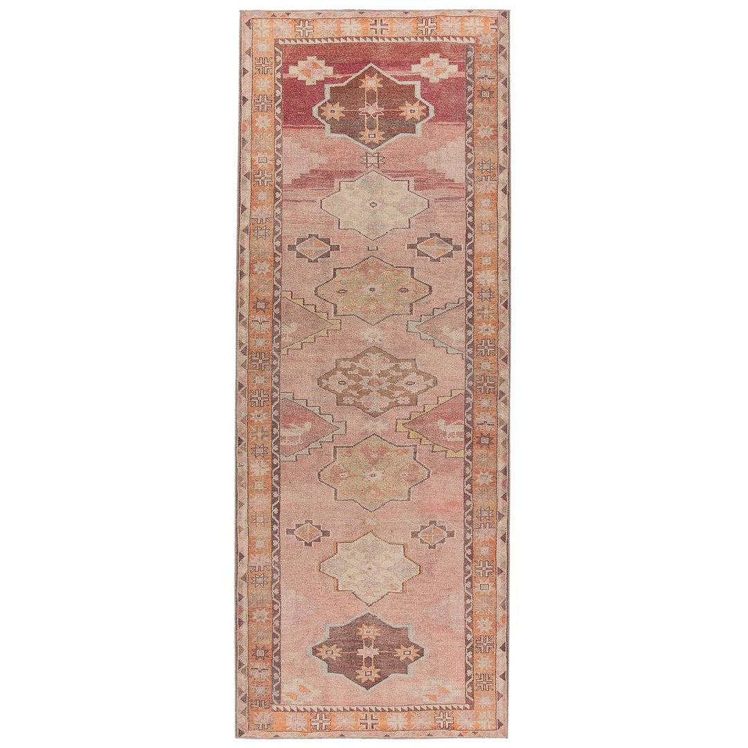 Vibe by Jaipur Living Jesse Medallion Orange/ Pink Runner Rug (3'X10')