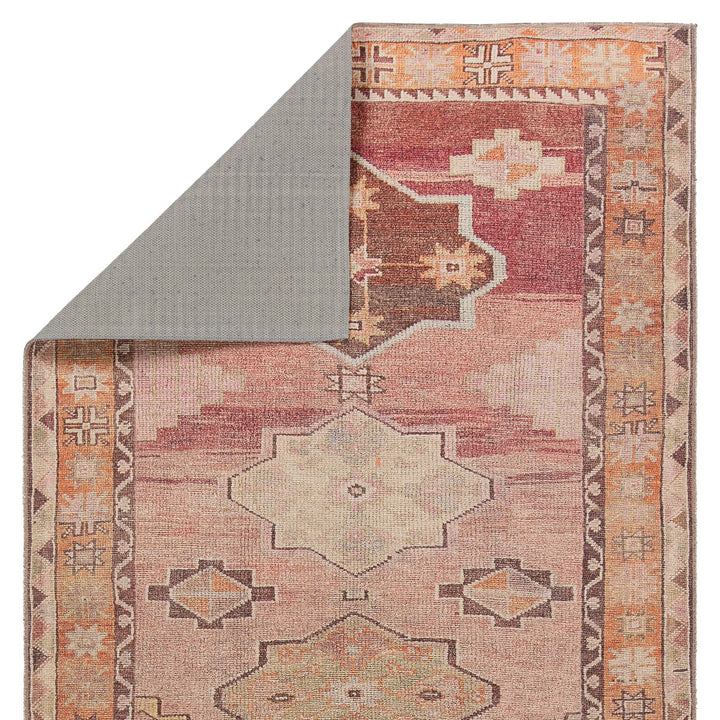 Vibe by Jaipur Living Jesse Medallion Orange/ Pink Area Rug (2'X3')