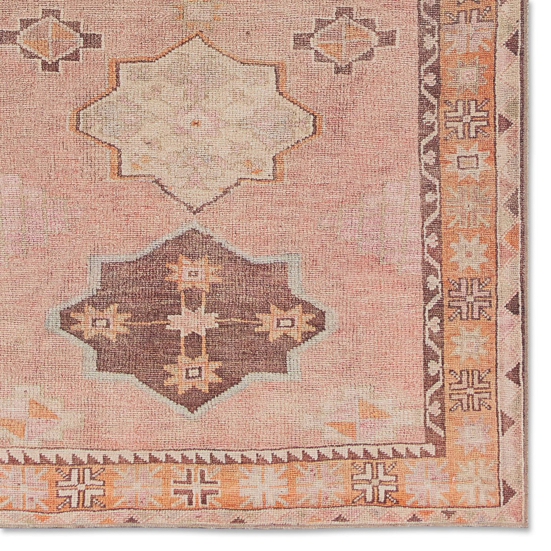 Vibe by Jaipur Living Jesse Medallion Orange/ Pink Area Rug (2'X3')