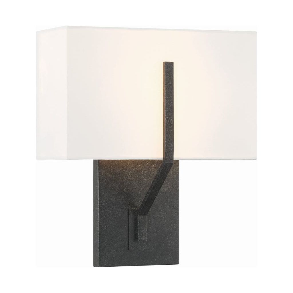 Carlyn 2 Light Sconce-Crystorama Lighting Company-CRYSTO-CAR-9202-BK-Wall Lighting-2-France and Son