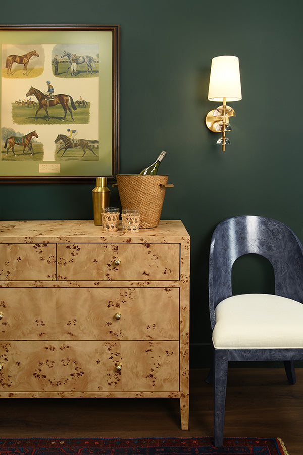 Rafferty Curved Back Wooden Dining Chair