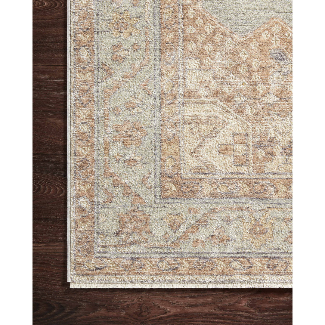 Magnolia Home By Joanna Gaines x Loloi Carlisle Seafoam / Taupe 18" x 18" Sample Rug