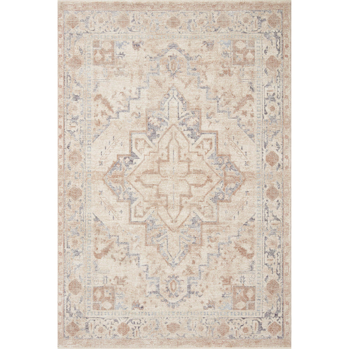 Magnolia Home By Joanna Gaines x Loloi Carlisle Beige / Slate 2'-7" x 7'-9" Runner Rug