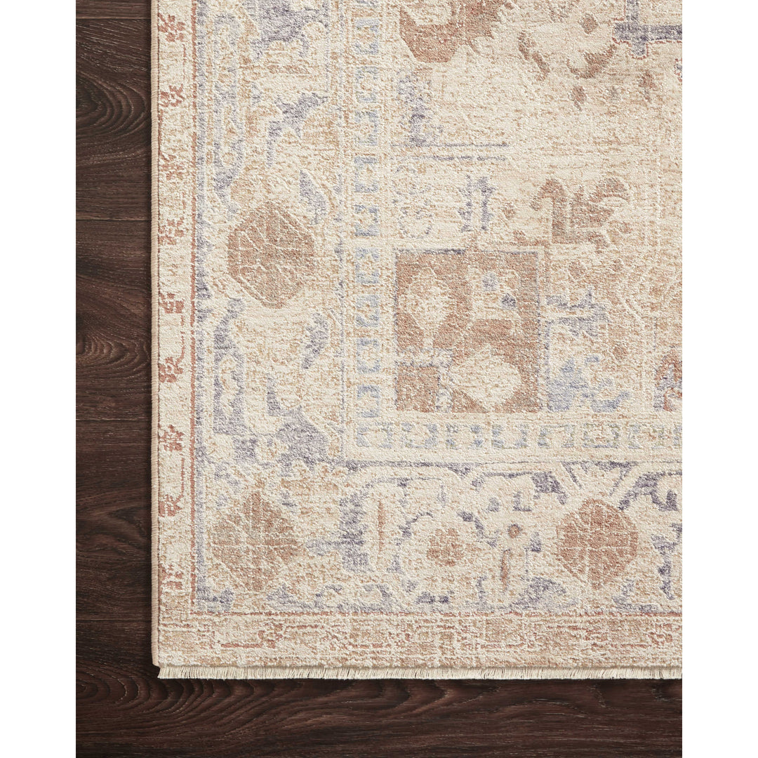 Magnolia Home By Joanna Gaines x Loloi Carlisle Beige / Slate 5'-3" x 7'-9" Area Rug