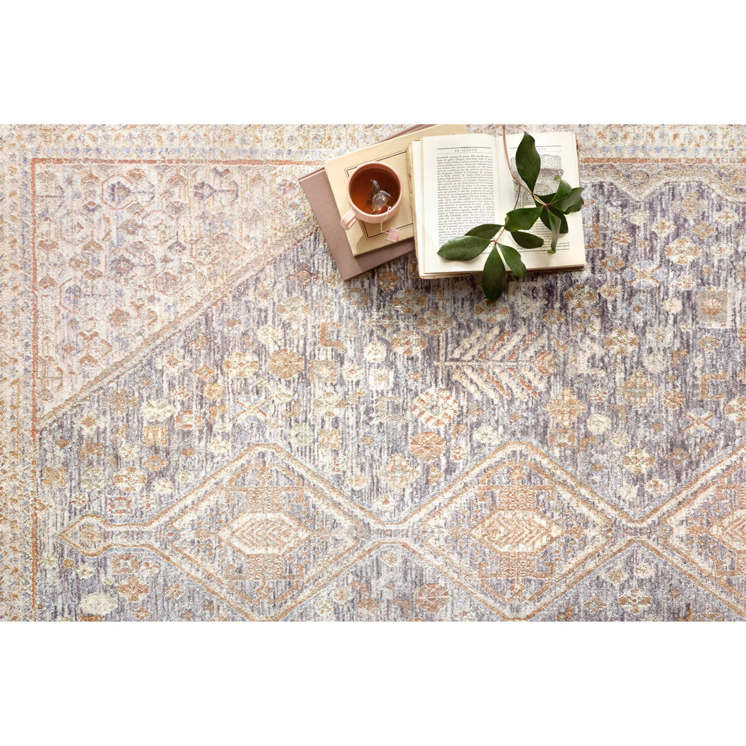 Magnolia Home By Joanna Gaines x Loloi Carlisle Blue / Ivory 2'-3" x 3'-10" Accent Rug