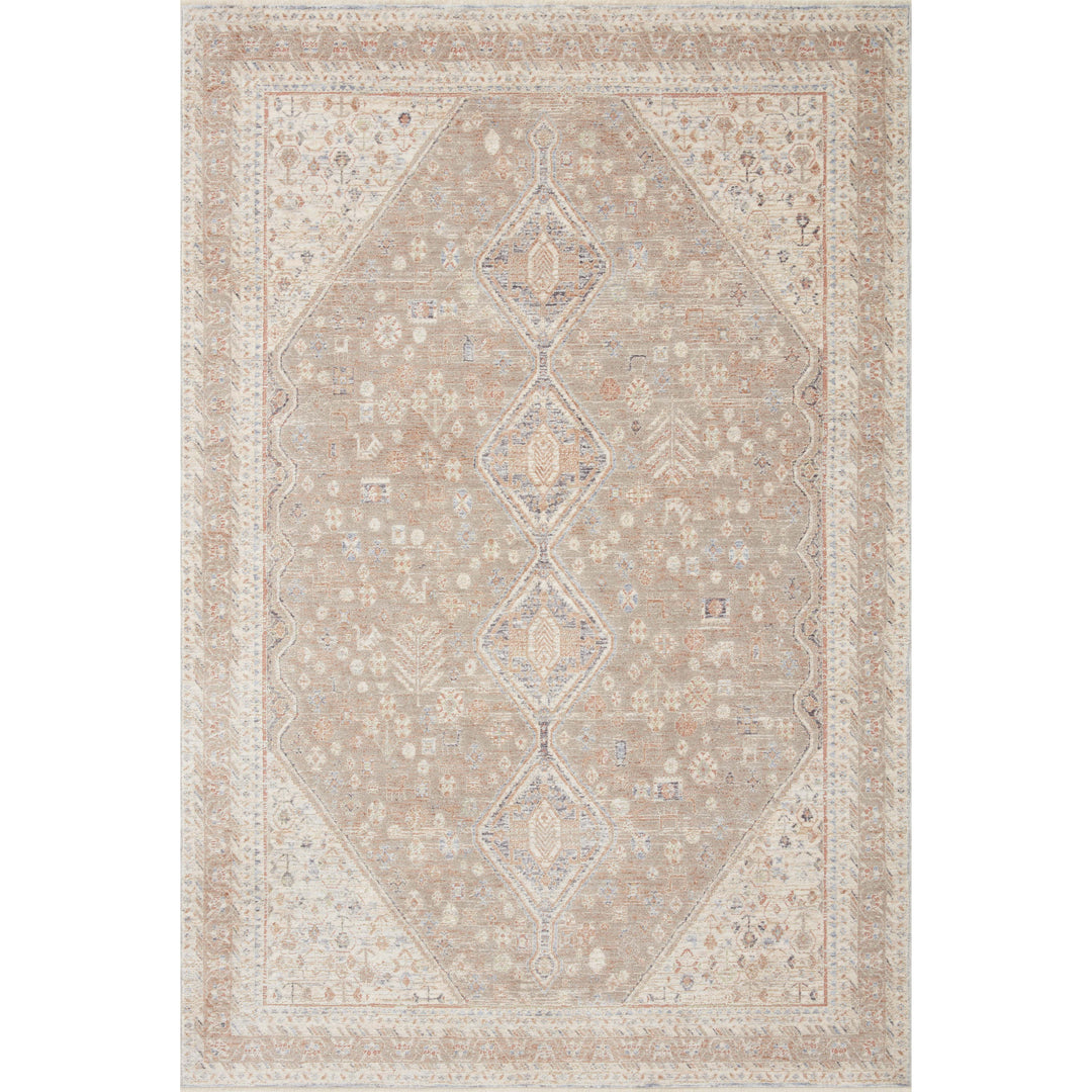 Magnolia Home By Joanna Gaines x Loloi Carlisle Taupe / Ivory 2'-7" x 12'-0" Runner Rug