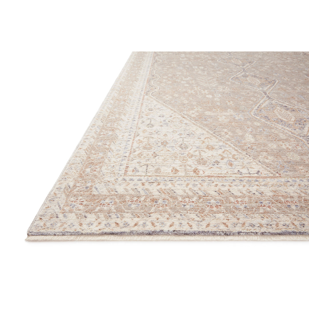 Magnolia Home By Joanna Gaines x Loloi Carlisle Taupe / Ivory 2'-7" x 12'-0" Runner Rug