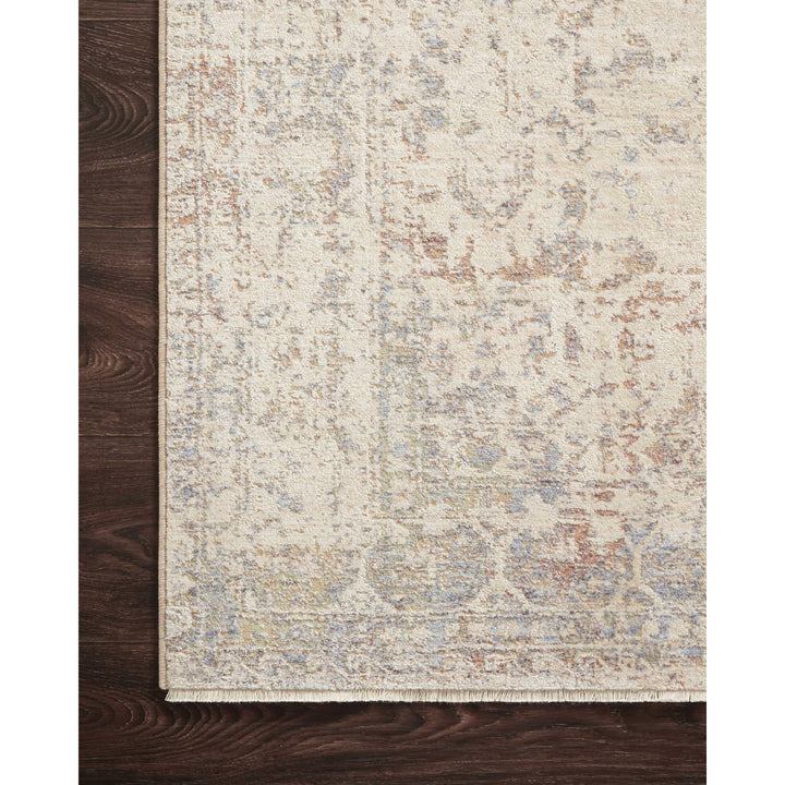 Magnolia Home By Joanna Gaines x Loloi Carlisle Ivory / Multi 18" x 18" Sample Rug