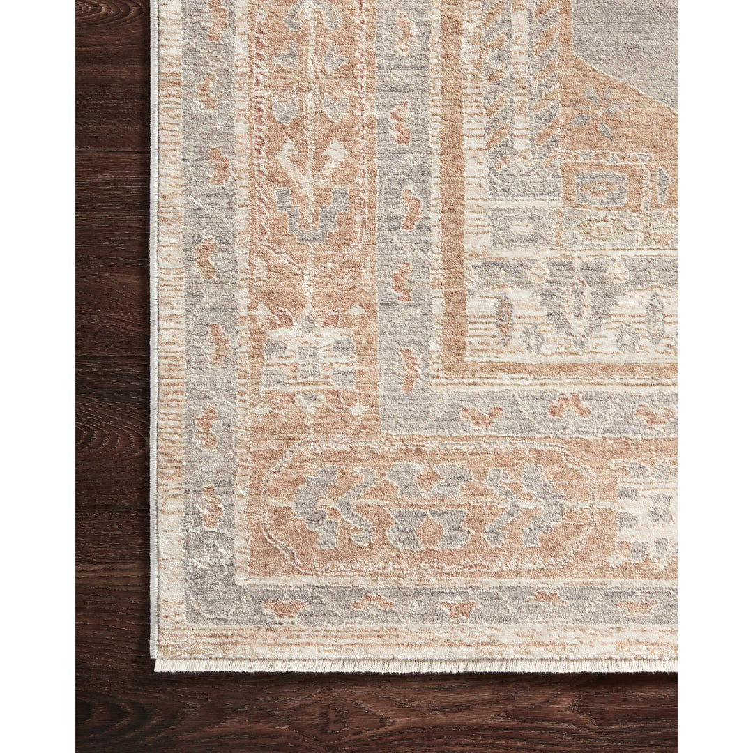 Magnolia Home By Joanna Gaines x Loloi Carlisle Slate / Taupe 5'-3" x 7'-9" Area Rug