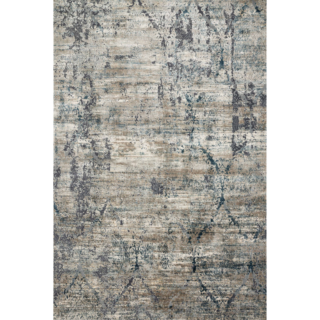 Loloi Cascade Taupe / Blue 2'-7" x 8'-0" Runner Rug