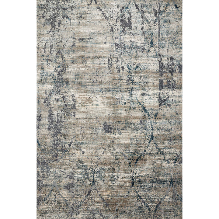 Loloi Cascade Taupe / Blue 5'-3" x 7'-8" Area Rug