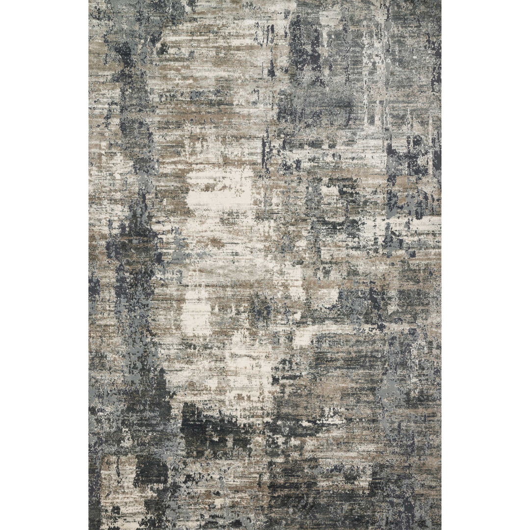 Loloi Cascade Ivory / Charcoal 6'-7" x 9'-2" Area Rug