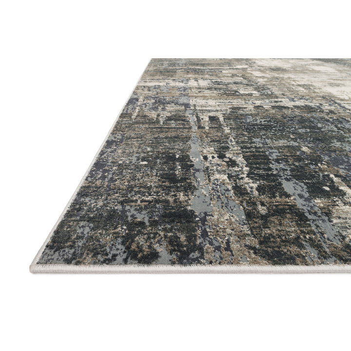 Loloi Cascade Ivory / Charcoal 6'-7" x 9'-2" Area Rug