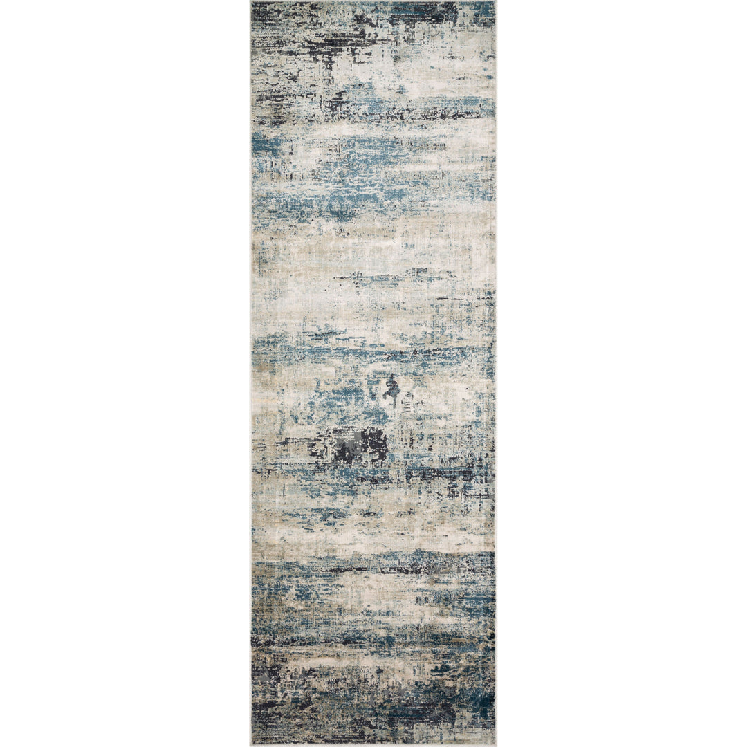 Loloi Cascade Ocean / Grey 2'-7" x 10'-0" Runner Rug