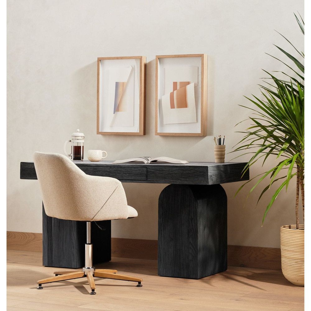 Task Chairs Ariana Desk Chair - Fedora Oatmeal