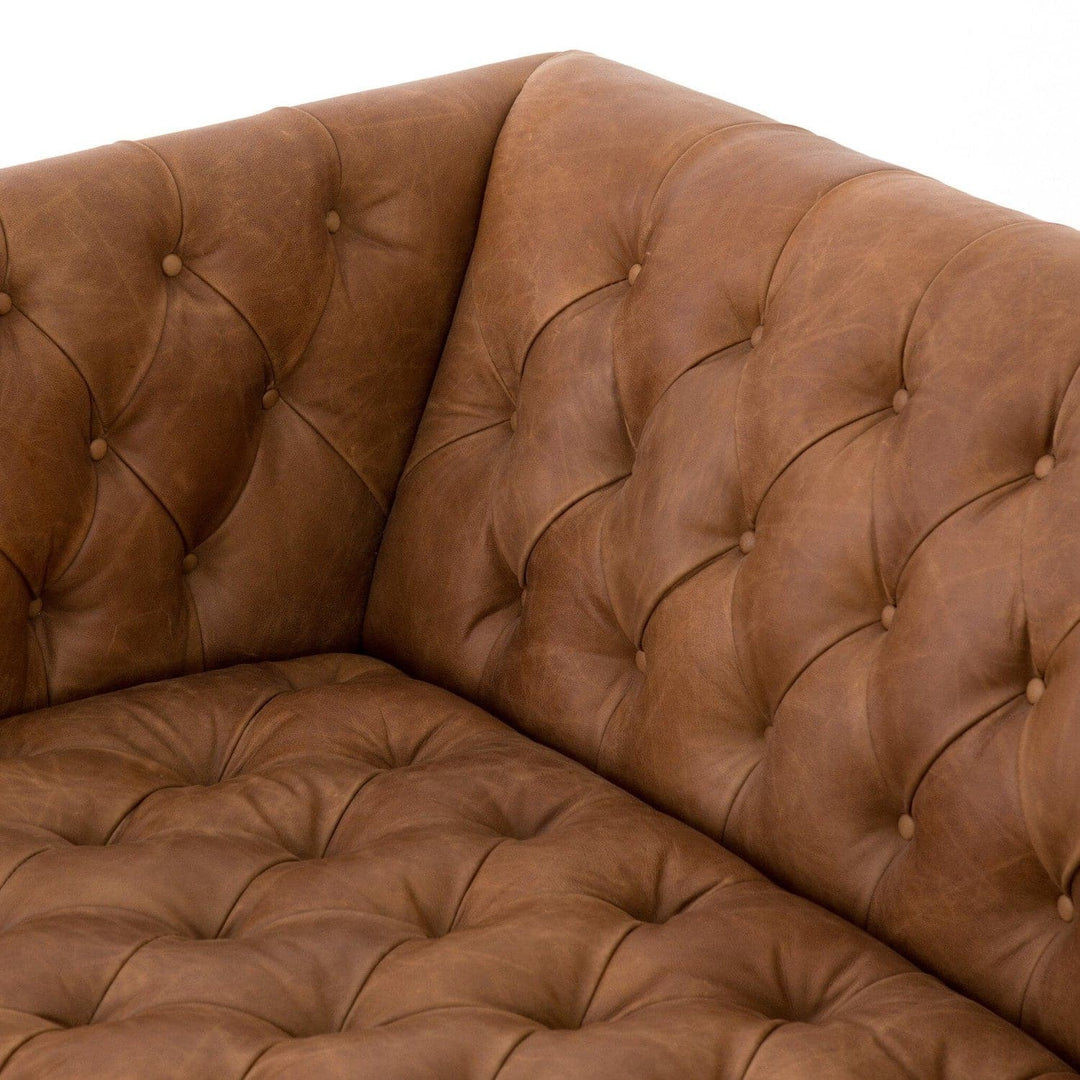 Kensington Leather Sofa - Natural Washed Camel