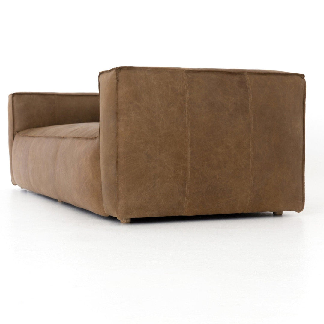 Finsbury Reverse Stitch Sofa - Natural Washed Sand