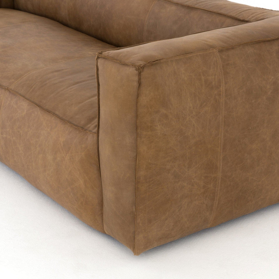 Finsbury Reverse Stitch Sofa - Natural Washed Sand