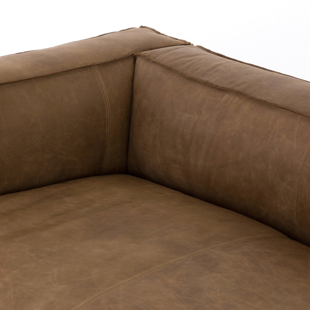 Finsbury Reverse Stitch Sofa - Natural Washed Sand