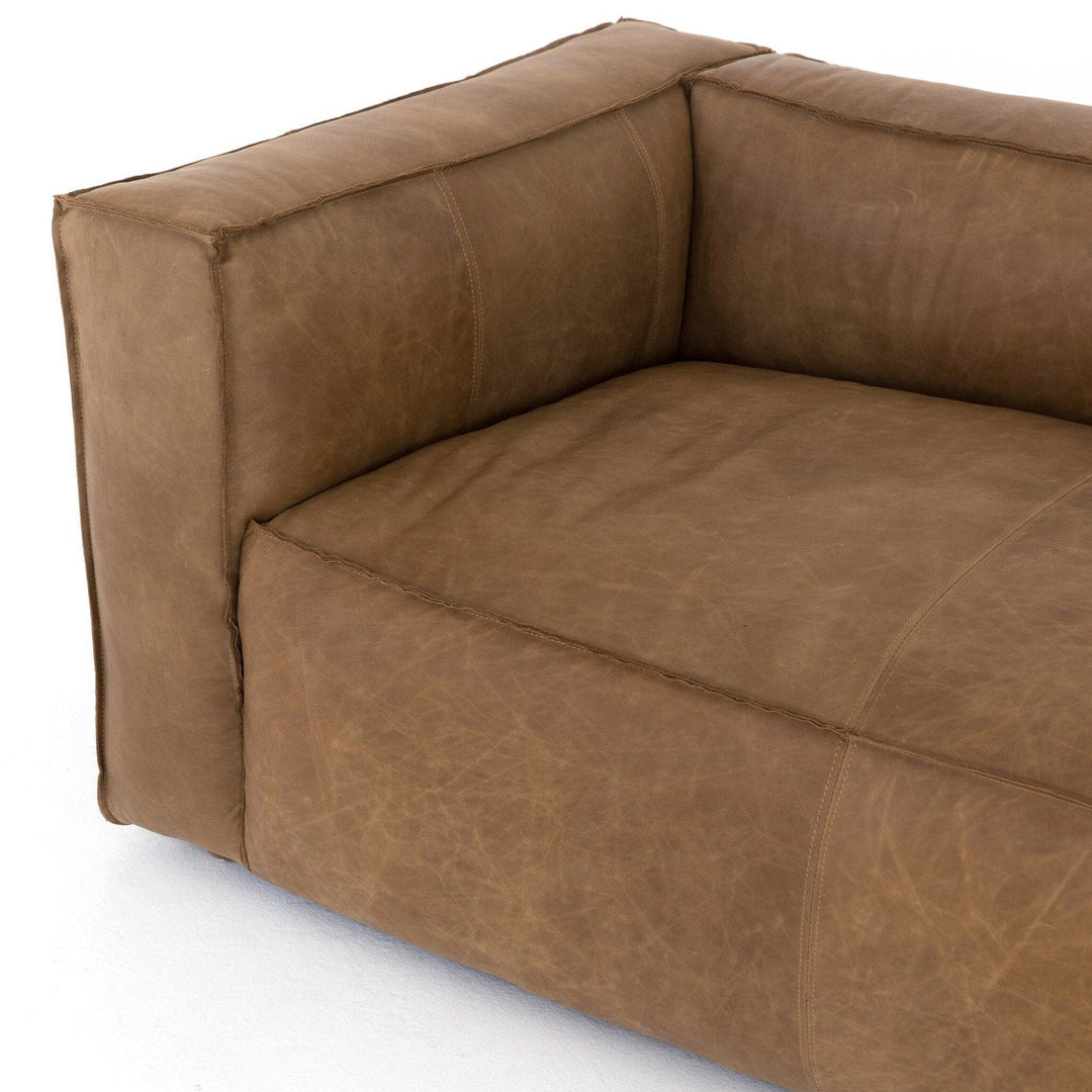 Finsbury Reverse Stitch Sofa - Natural Washed Sand