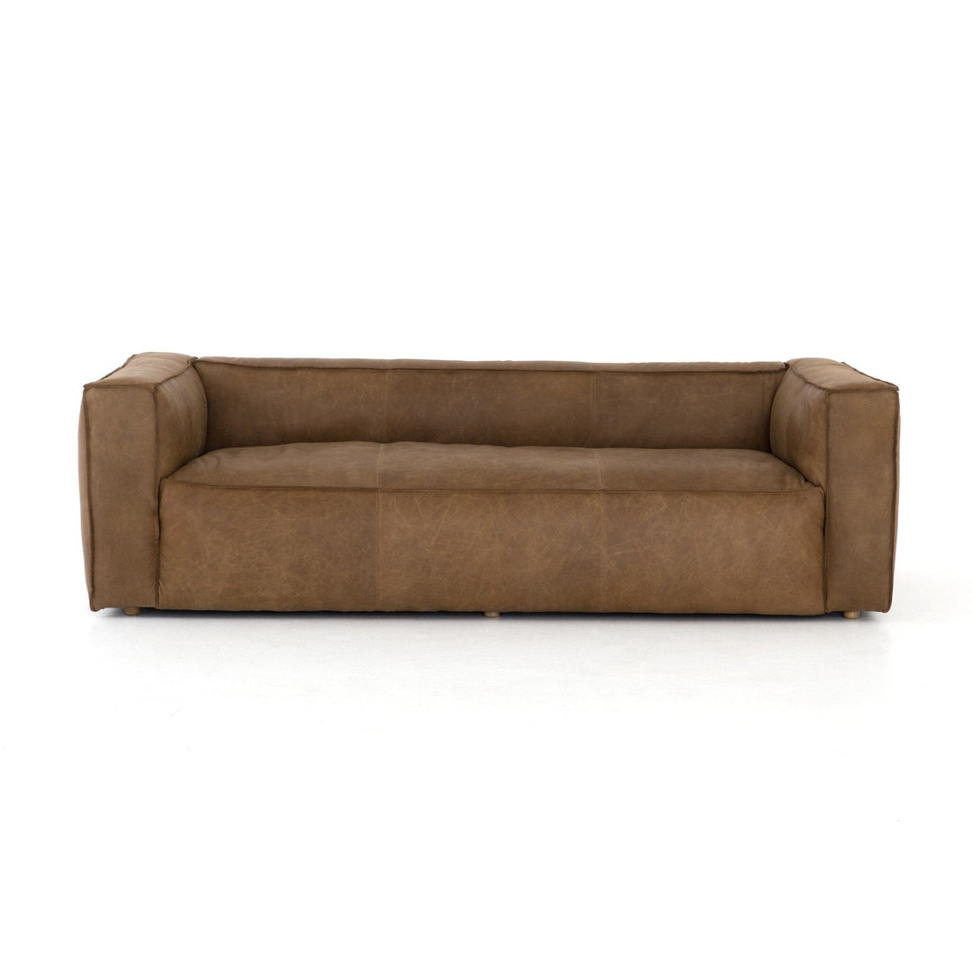 Finsbury Reverse Stitch Sofa - Natural Washed Sand