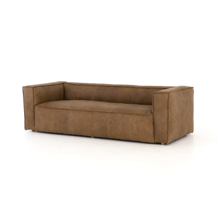 Finsbury Reverse Stitch Sofa - Natural Washed Sand