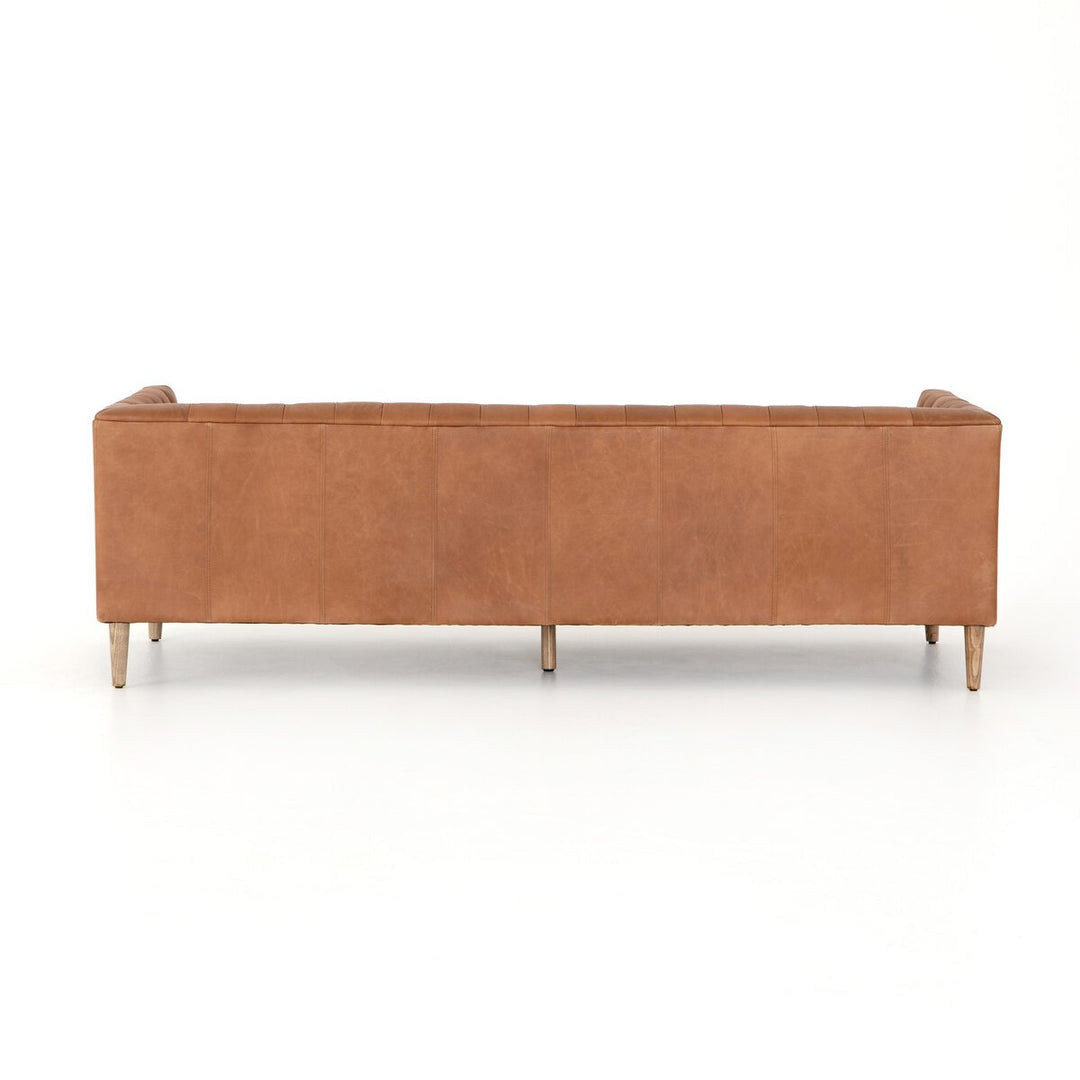 Harris Leather Sofa - 90" - Natural Washed Camel